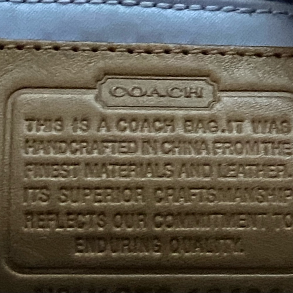 Coach signature satchel bag - Picture 13 of 16